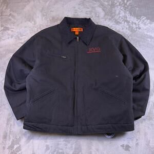Vintage NWT Cornerstone Black Detroit J97 Style Canvas Jacket Size 2XL